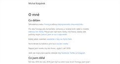 Desktop Screenshot of michalkasparek.cz